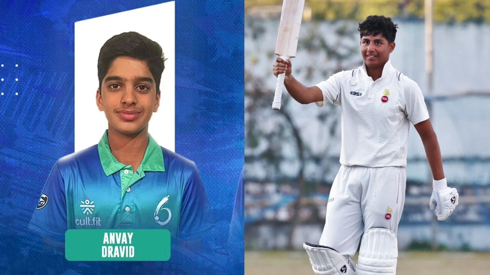 Aaryavir Sehwag and Anvay Dravid India U19