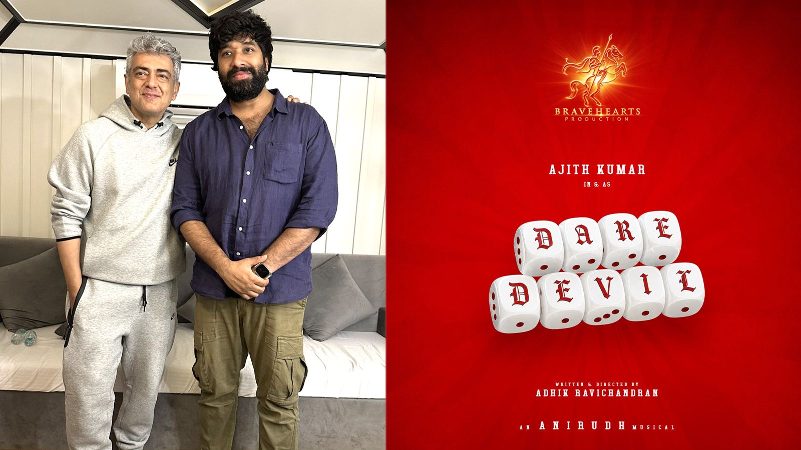 Ajith Kumar in DareDevil announcement