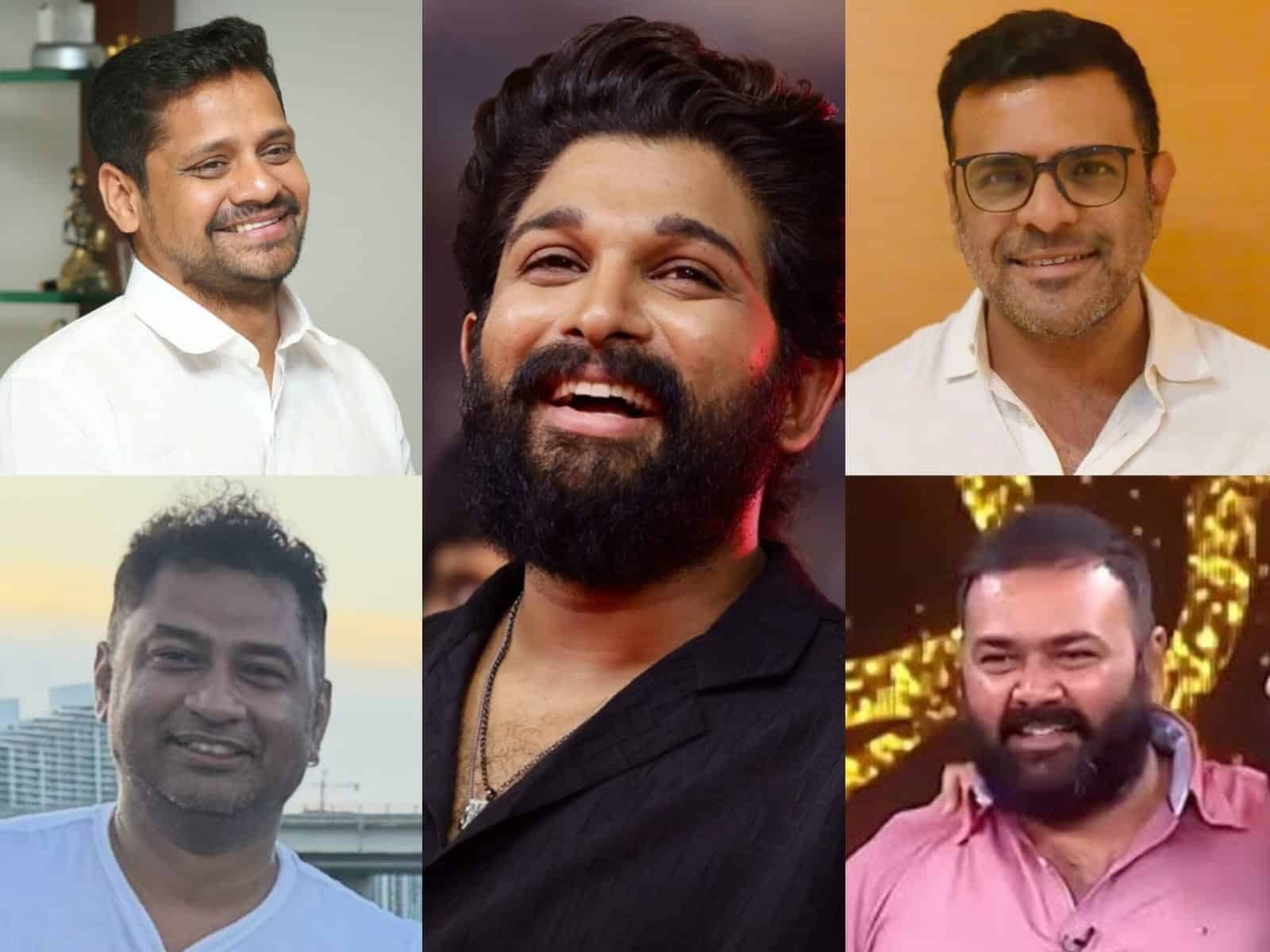 Allu Arjun with longtime friends