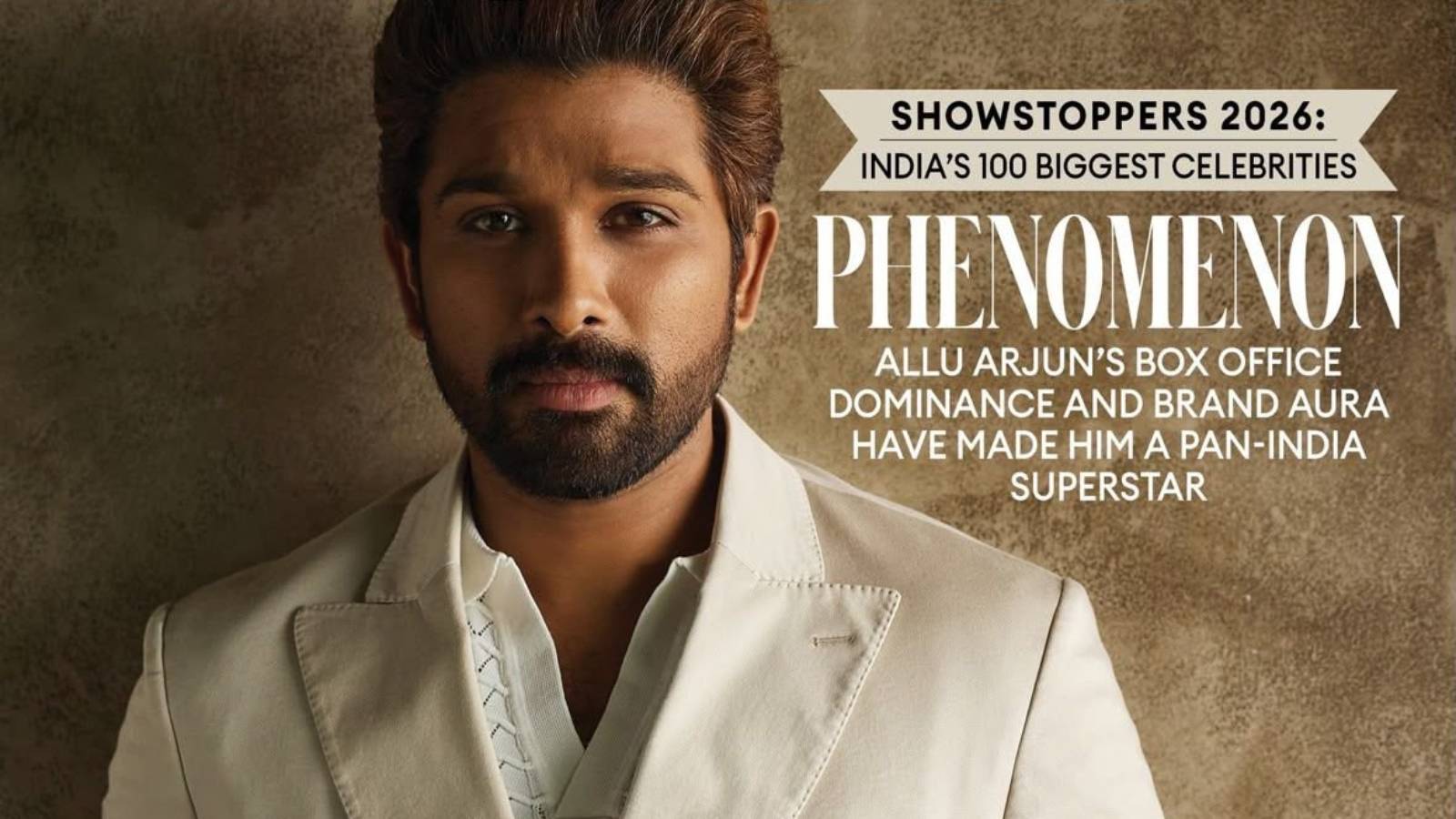 Allu Arjun on Forbes India Showstoppers 2026