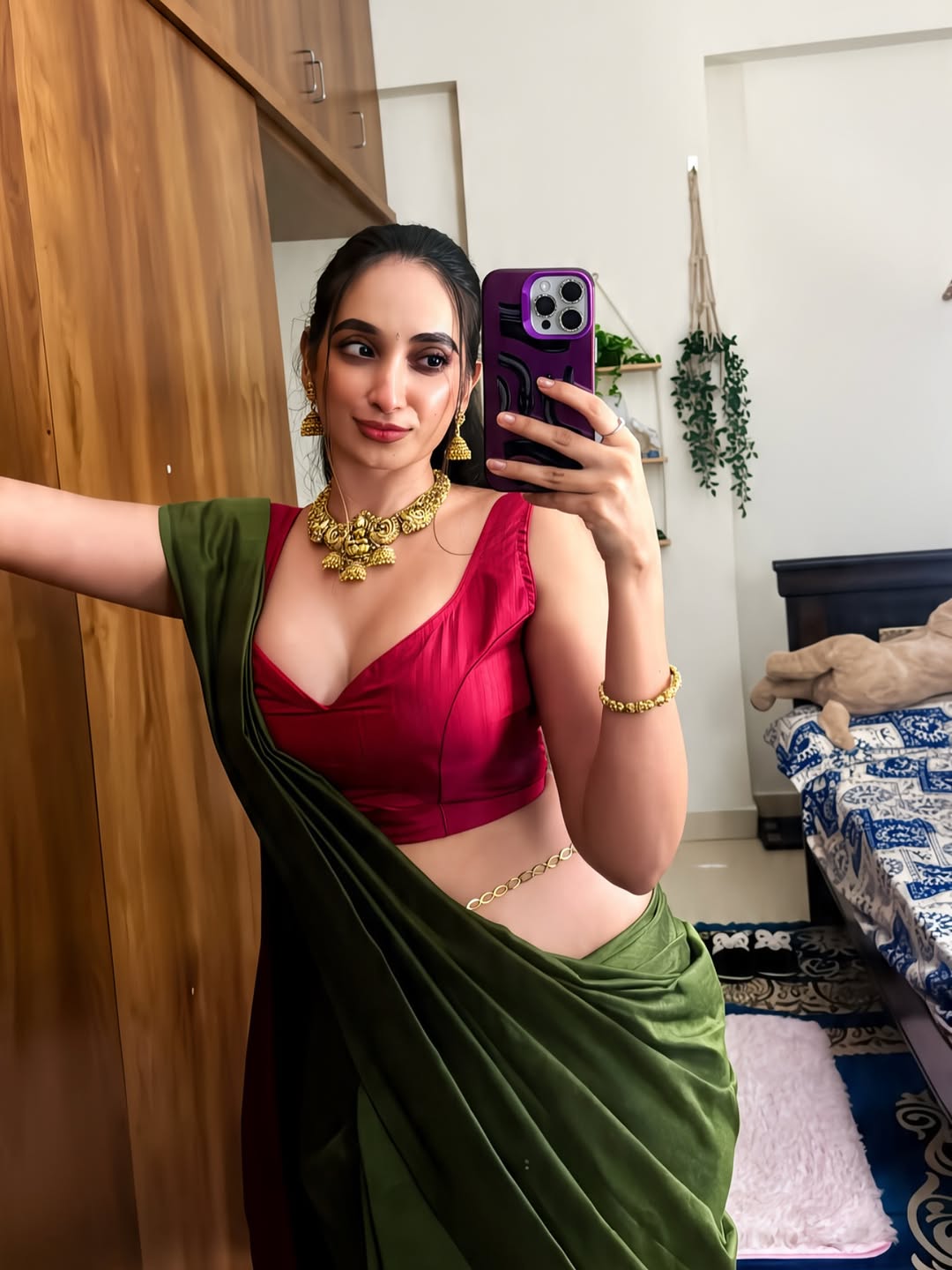 Aparna Reddy Shows Chic Mirror Selfie Fashion Style