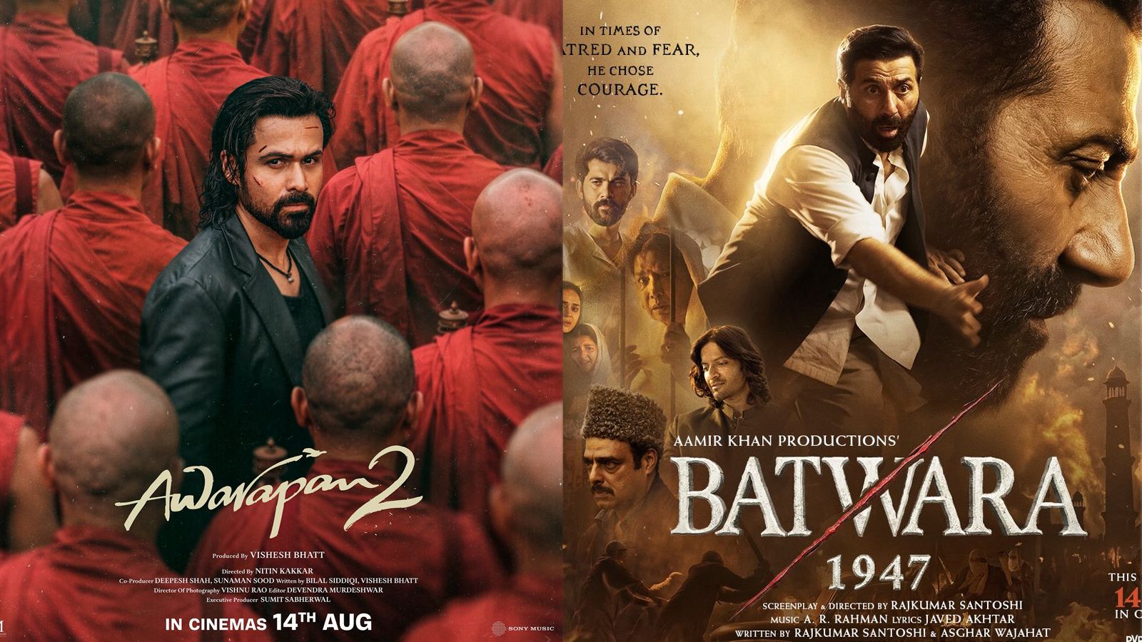 Awarapan 2 Batwara 1947 box office clash