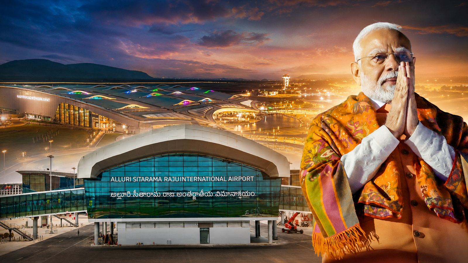 PM Modi inaugurates Bhogapuram Airport