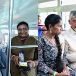 స్త్రీశక్తికి ఏడాది.. మహిళలతో కలిసి బస్సెక్కిన చంద్రబాబు
