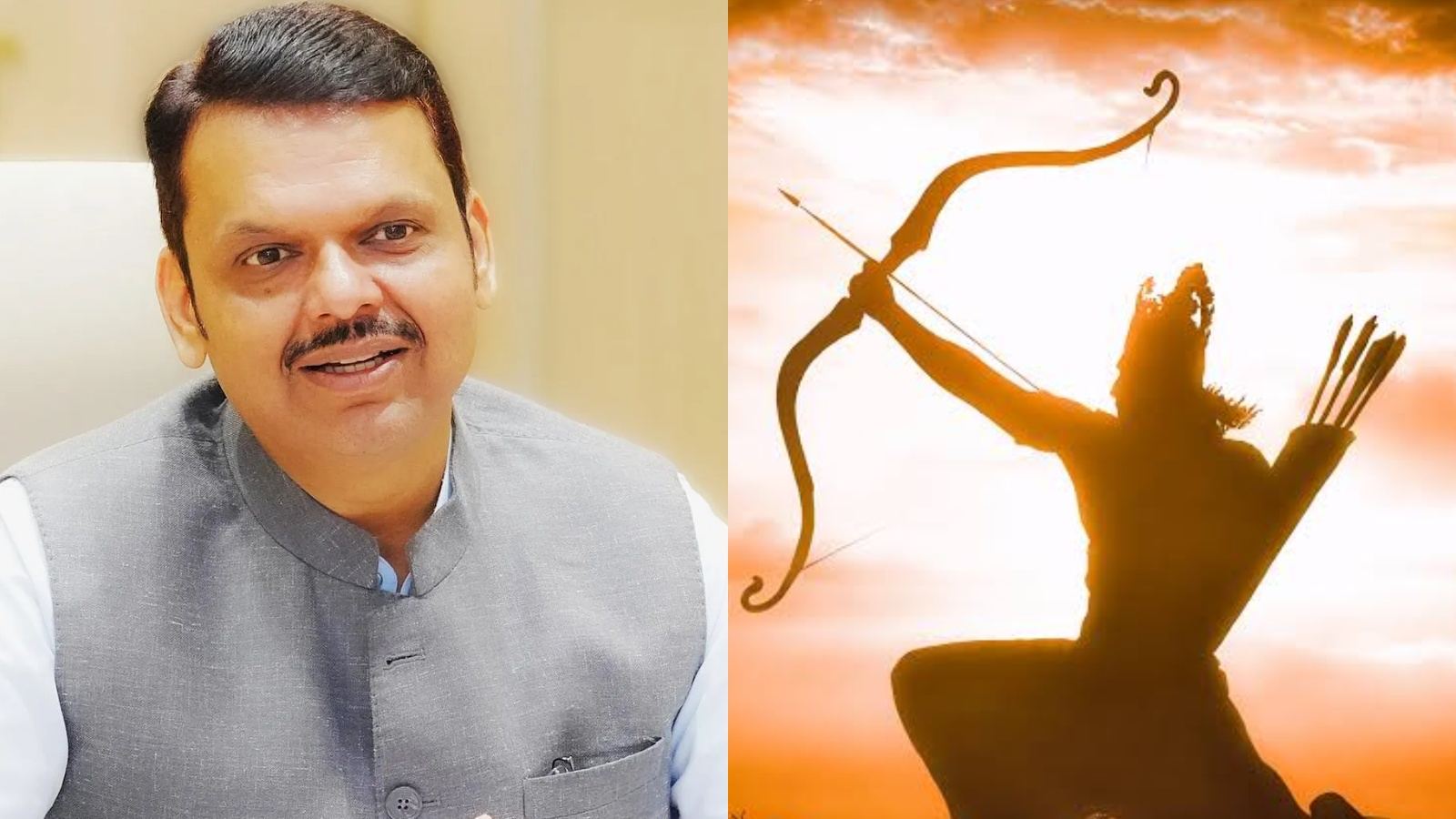 Ramayana cast with Devendra Fadnavis