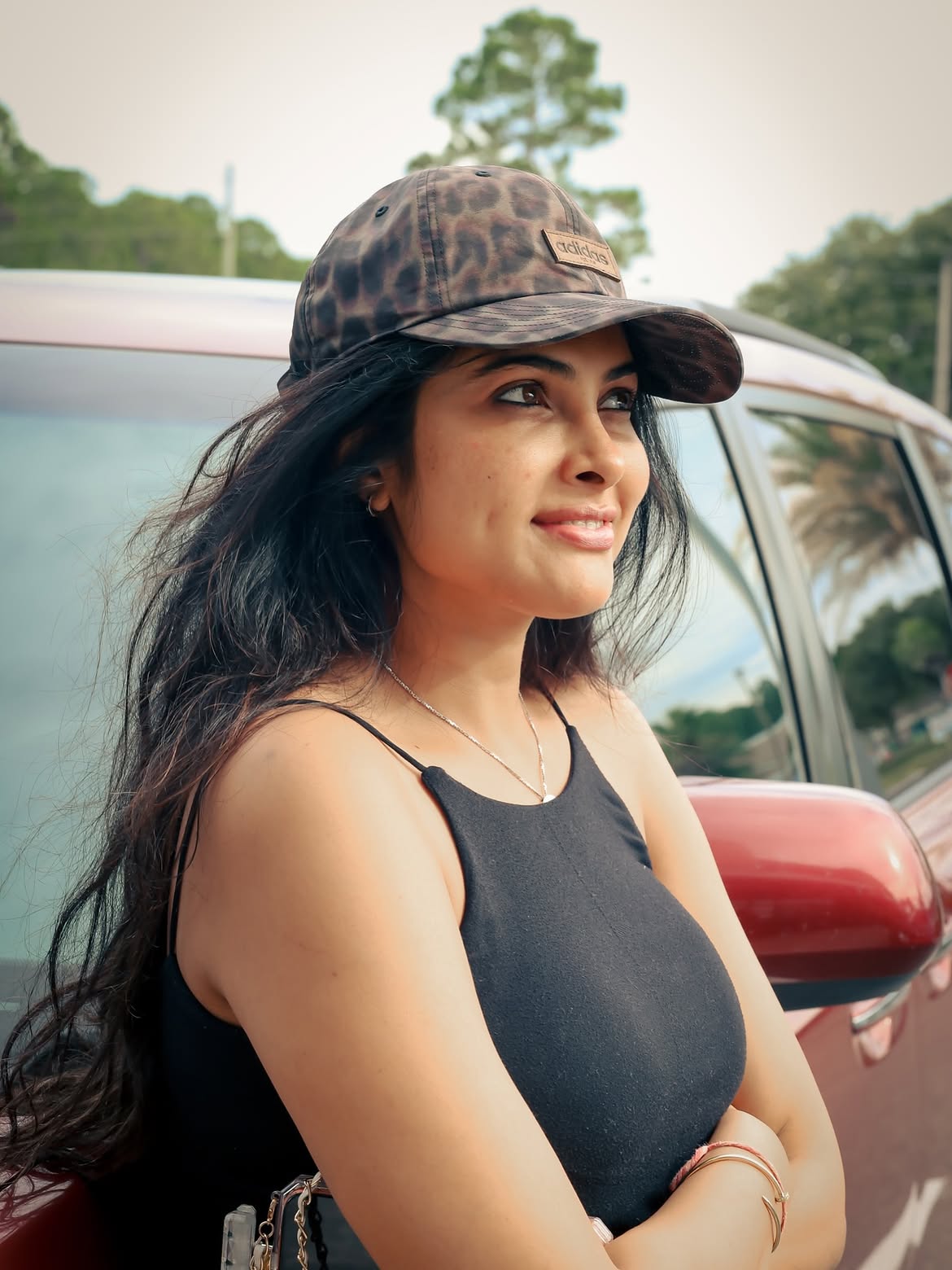 Divi Vadthya Confident Street Fashion Portrait Look