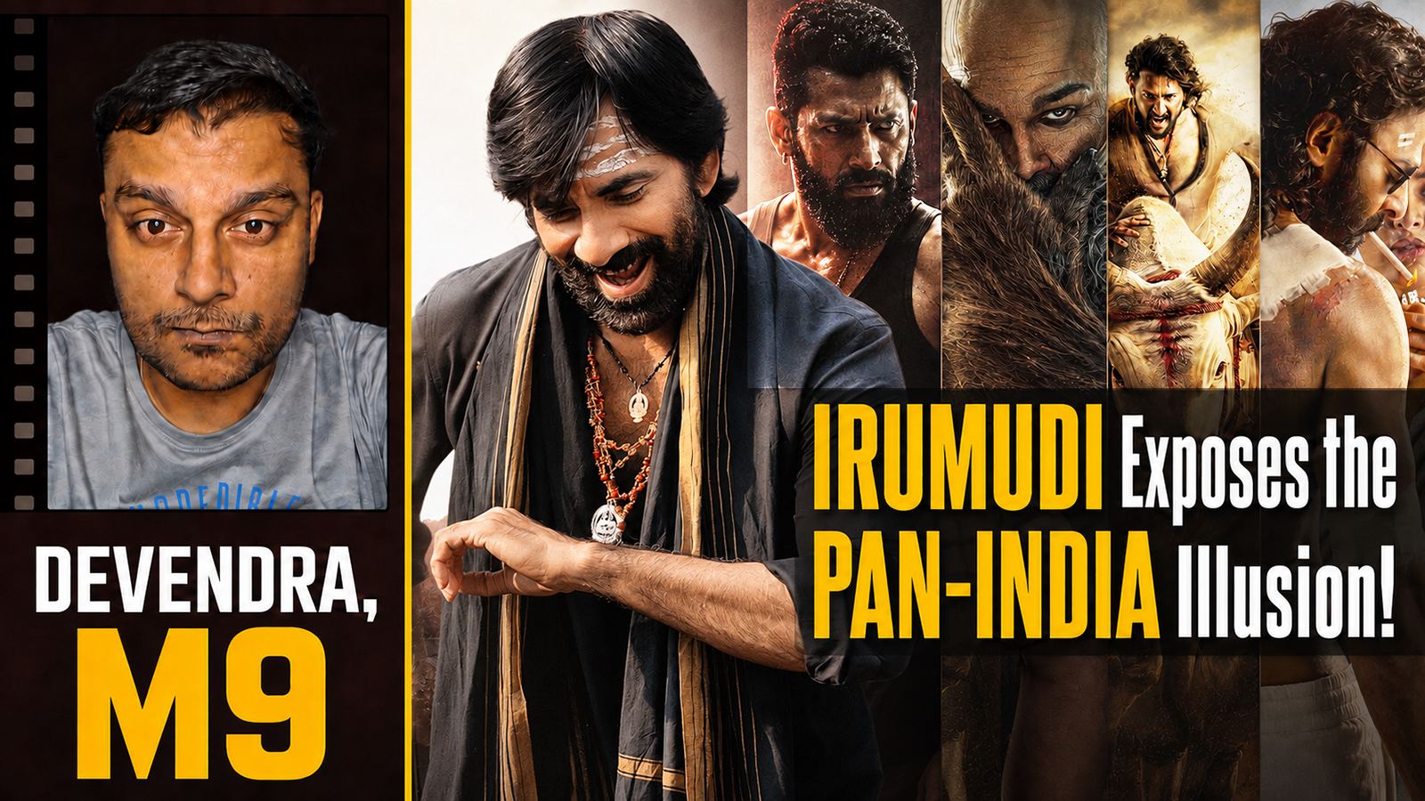 Ravi Teja in Irumudi movie poster
