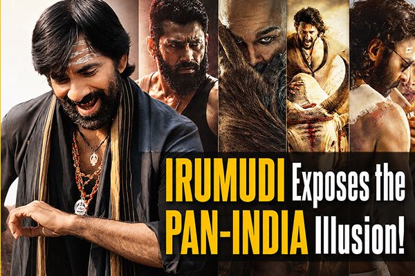 Ravi Teja in Irumudi movie poster
