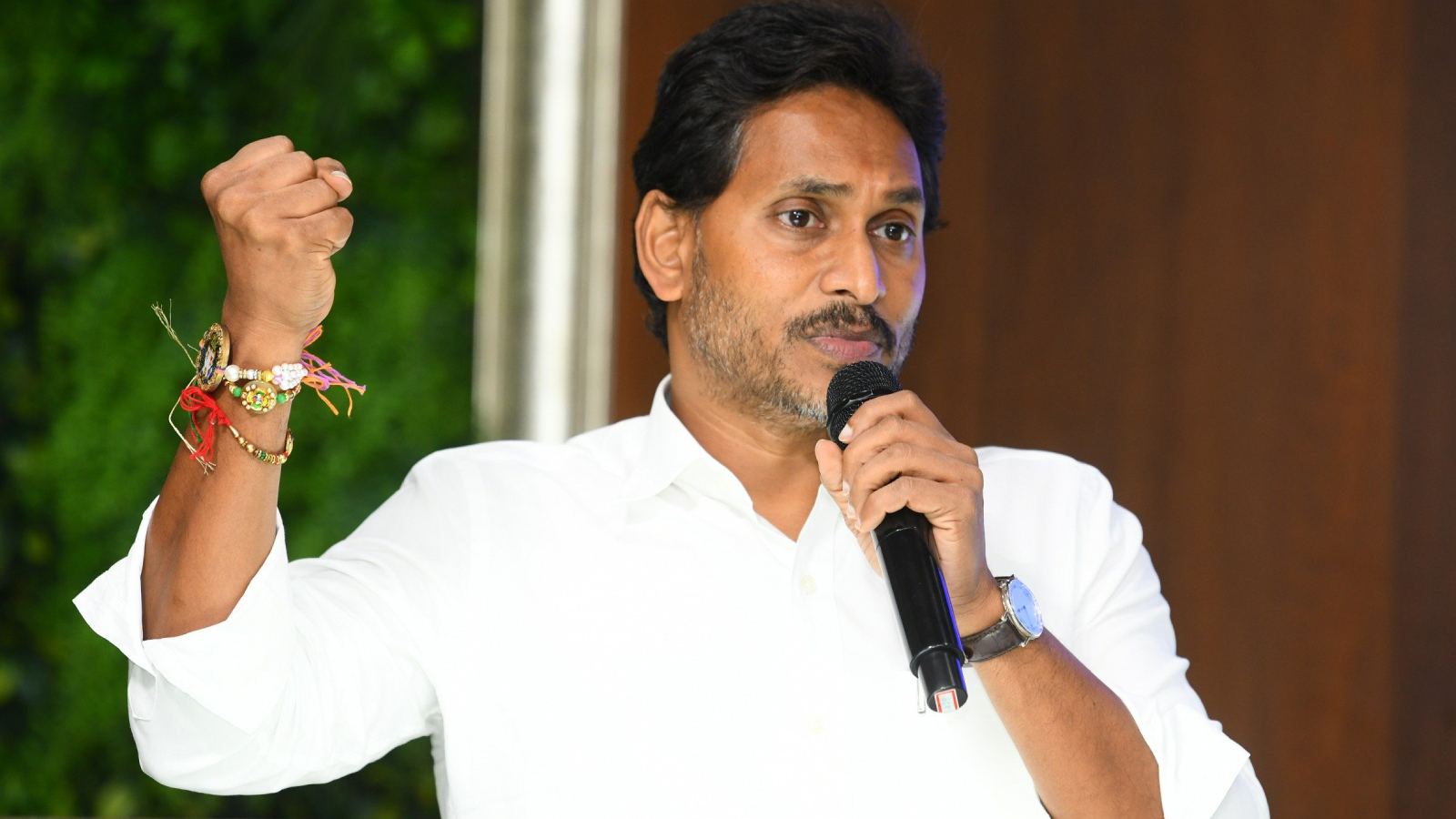 Jagan Mohan Reddy discussing YSRCP political strategy and local body elections