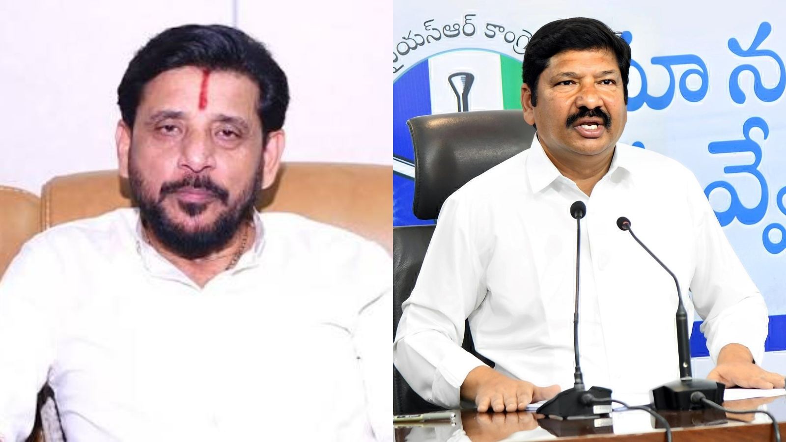 Jogi Ramesh and Duvvada Srinivas disputes