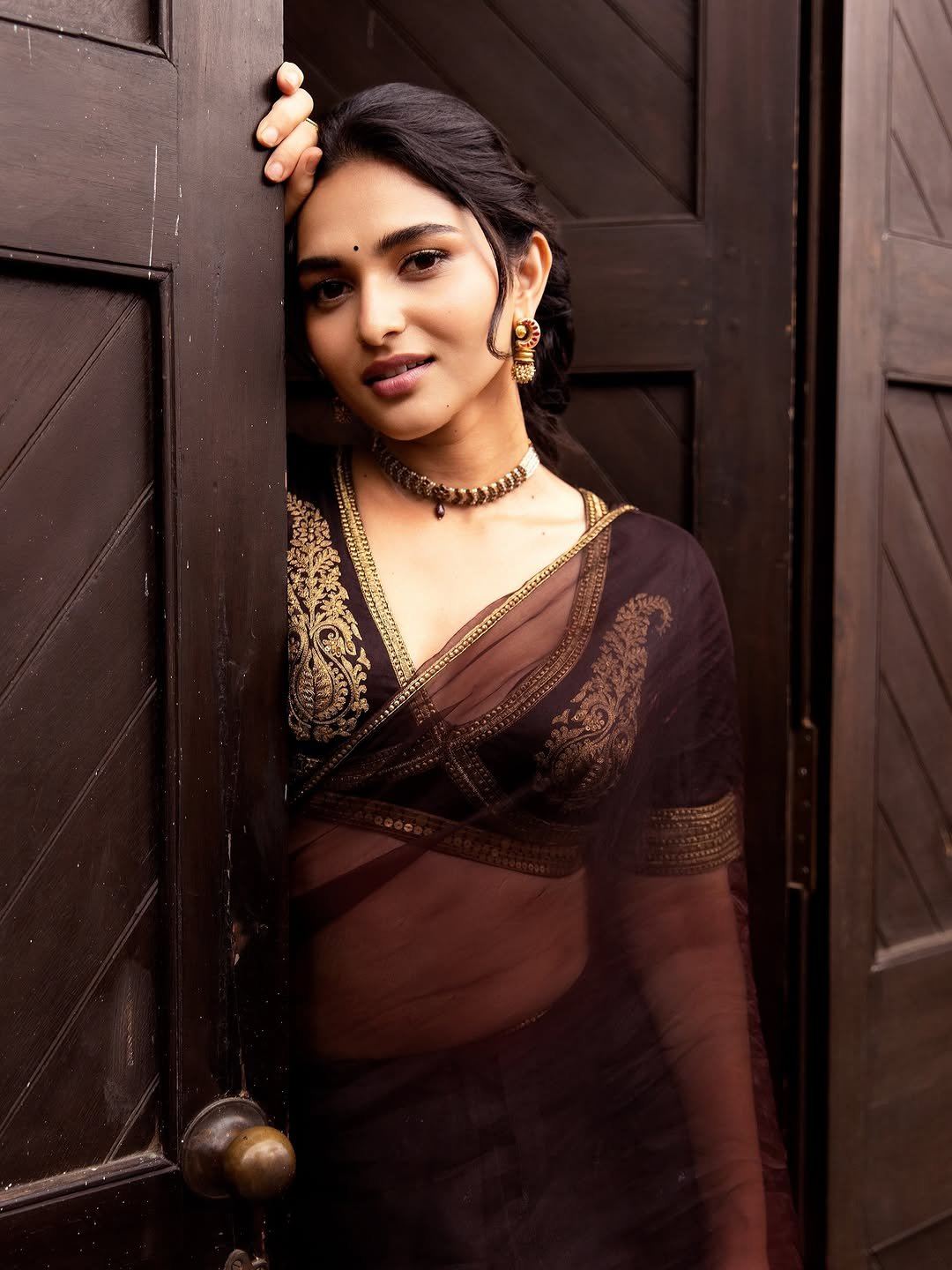 Kayadu Lohar Chic Traditional Look With Confidence
