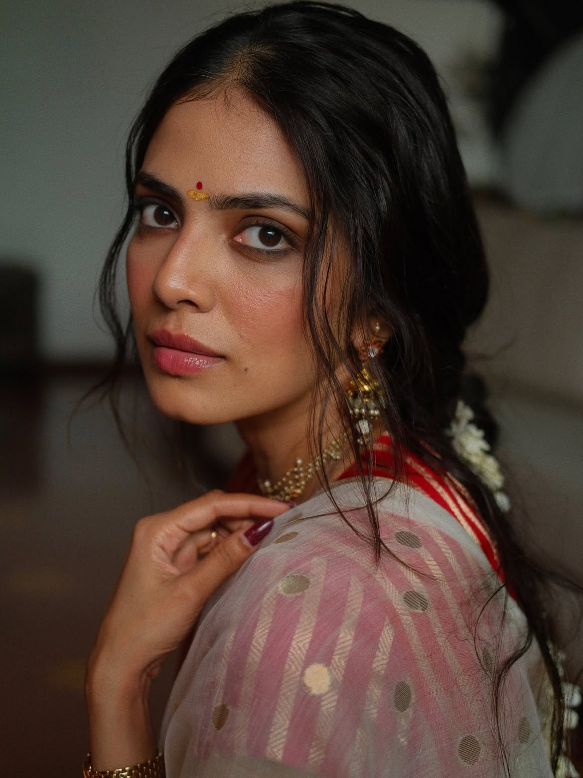 Malavika Mohanan Soft Window Light Portrait Look