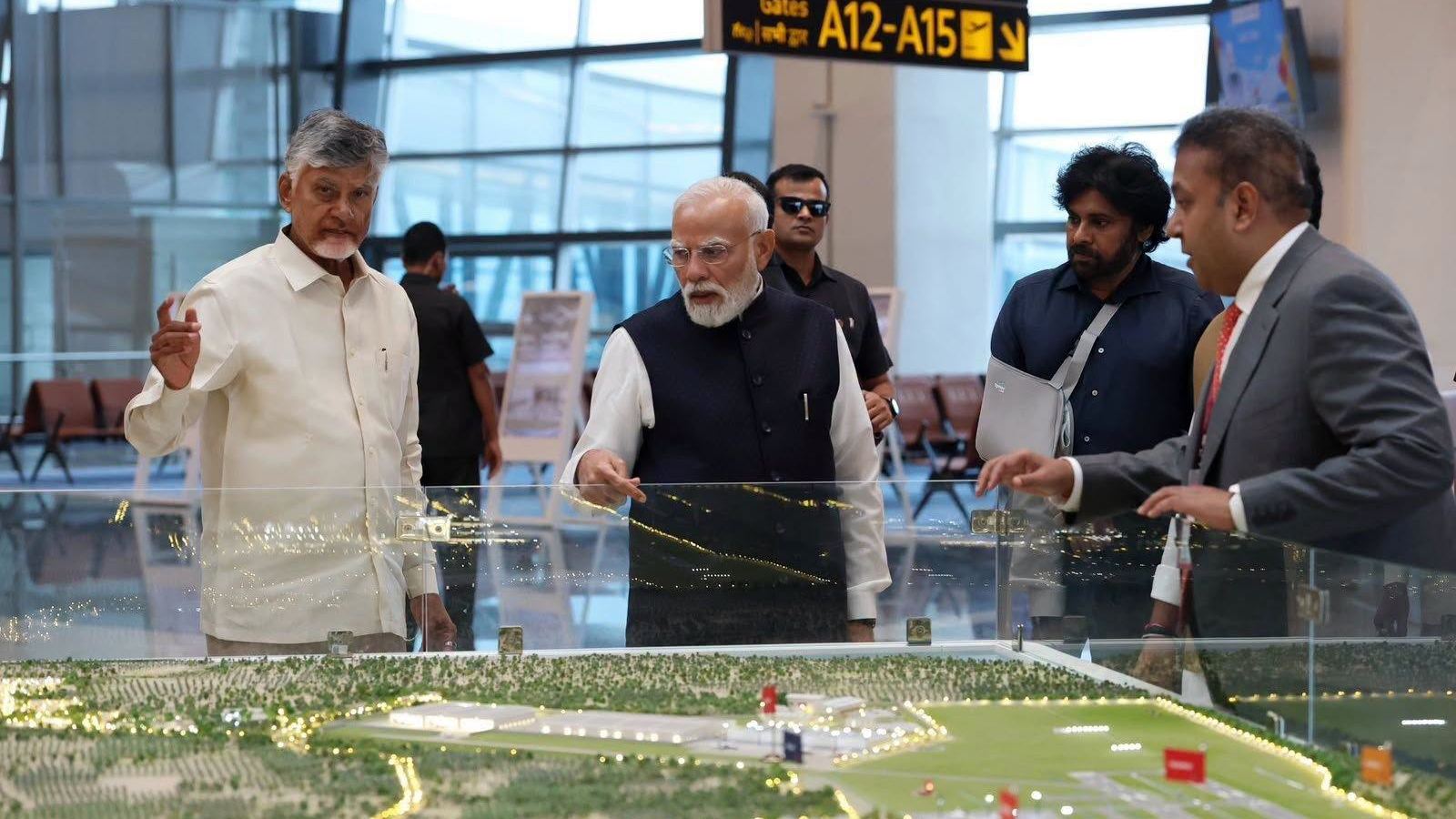 Narendra Modi at Bhogapuram Airport event