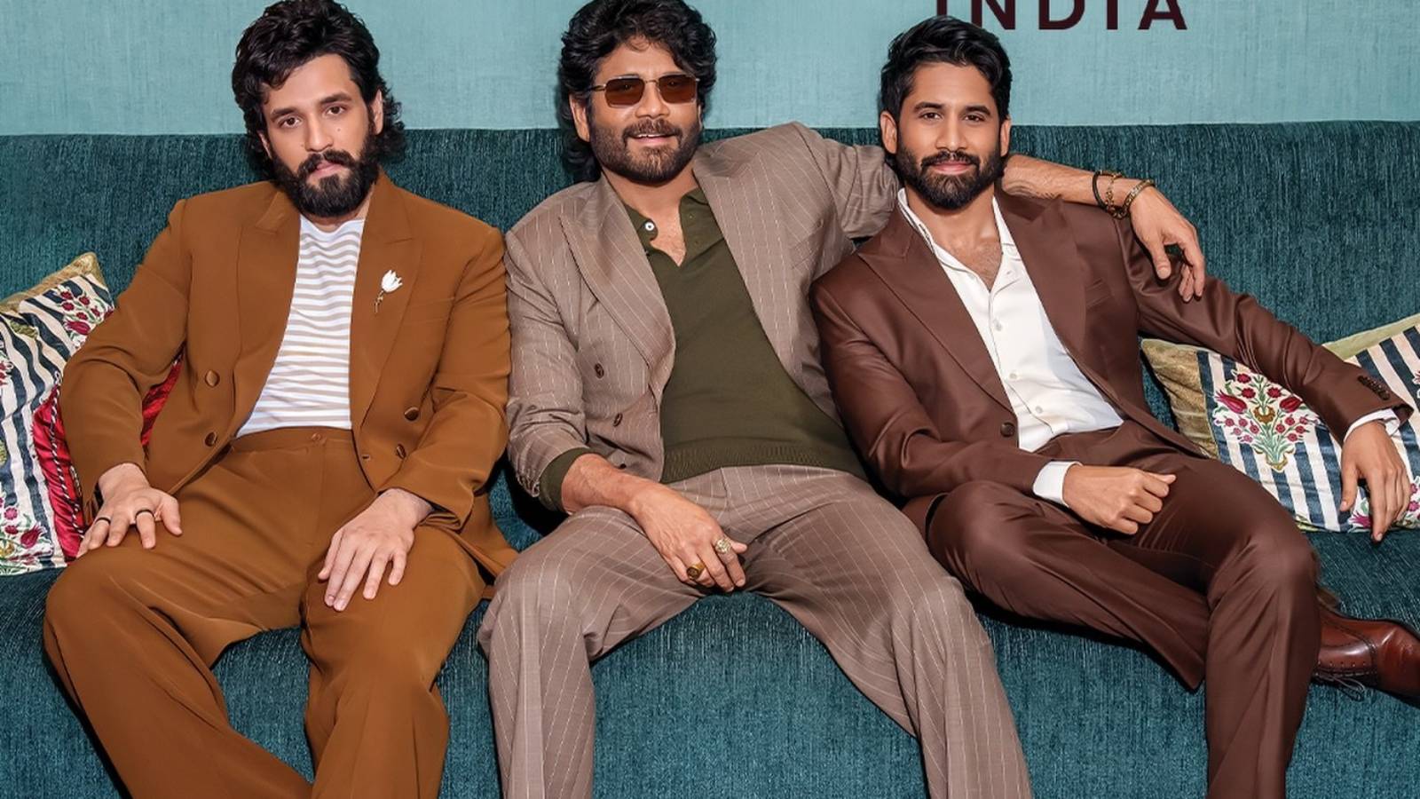 Nagarjuna Naga Chaitanya Akhil Akkineni feature on Variety Magazine