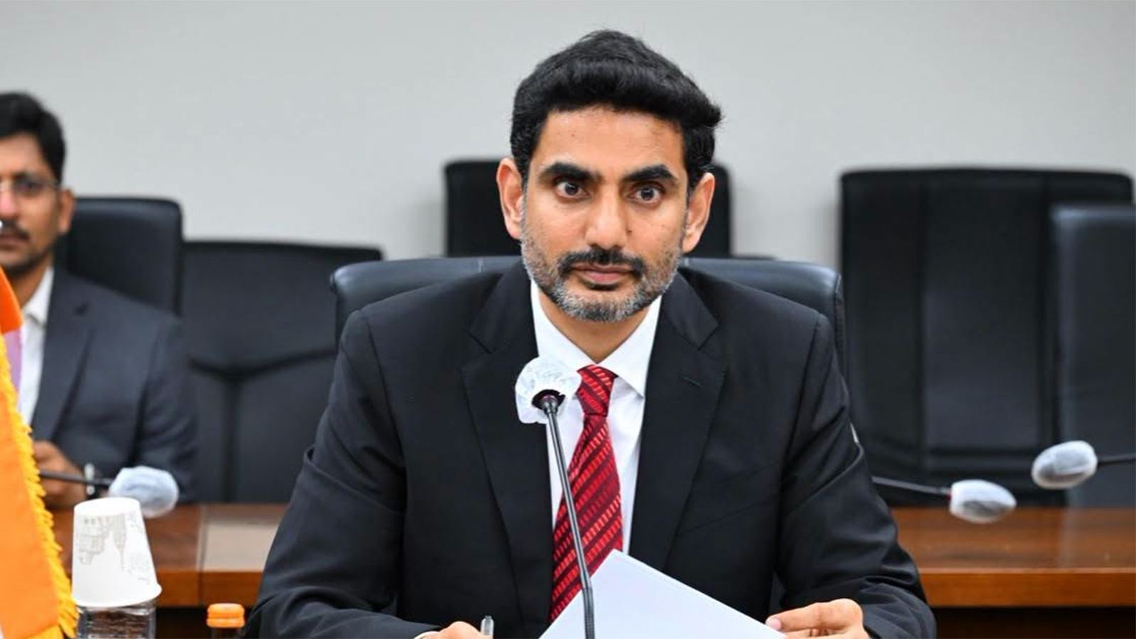 Nara Lokesh during Australia visit