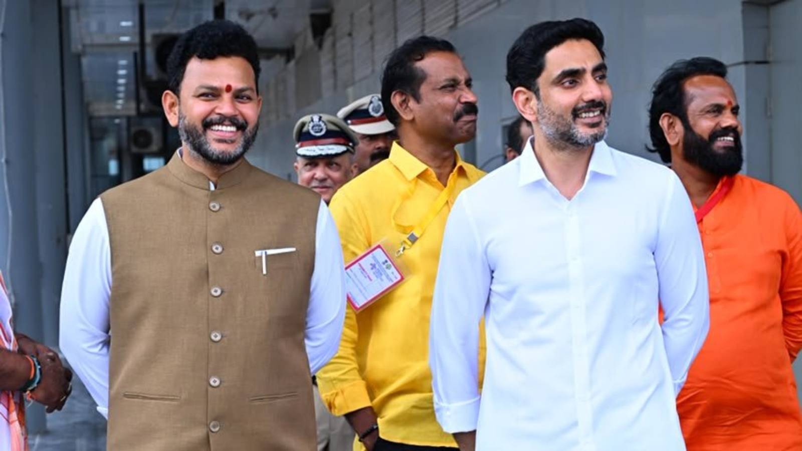 nara-lokesh-ram-mohan-naidu-bhogapuram-airport-inaguration