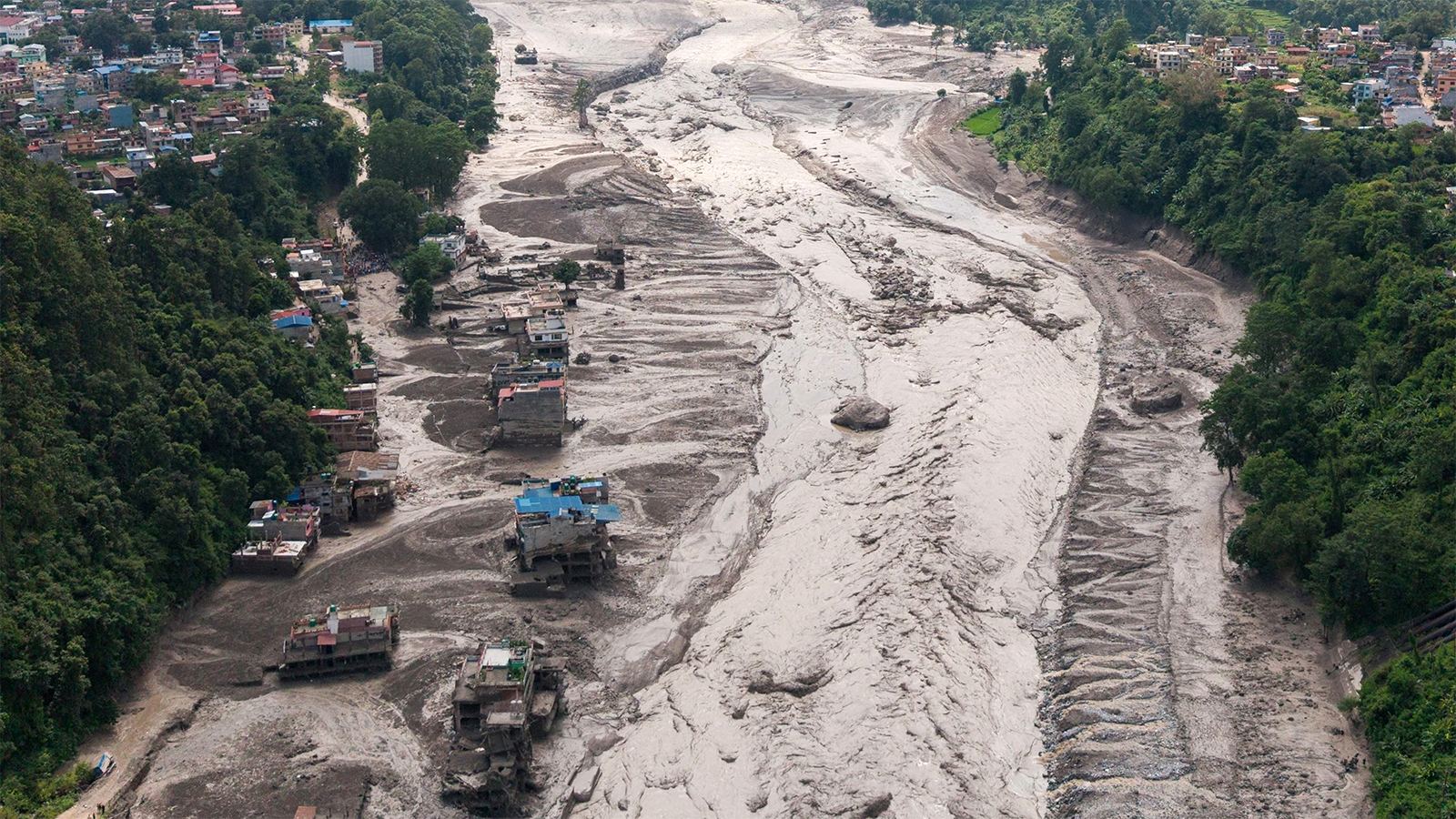 Rescue efforts after Nepal flash floods