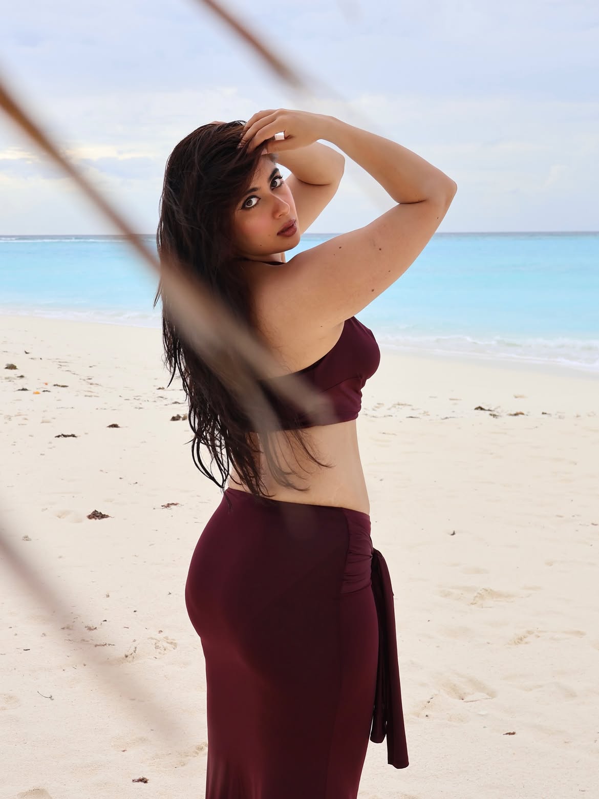 Nikita Sharma Flaunts Elegant Island Fashion Vibe