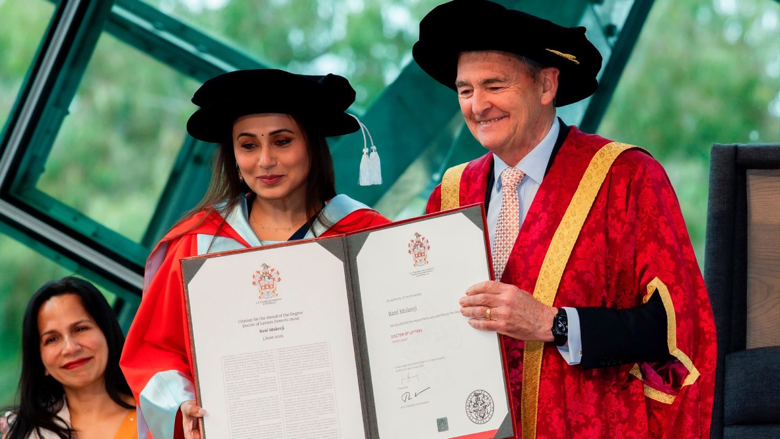 Rani Mukerji honorary doctorate