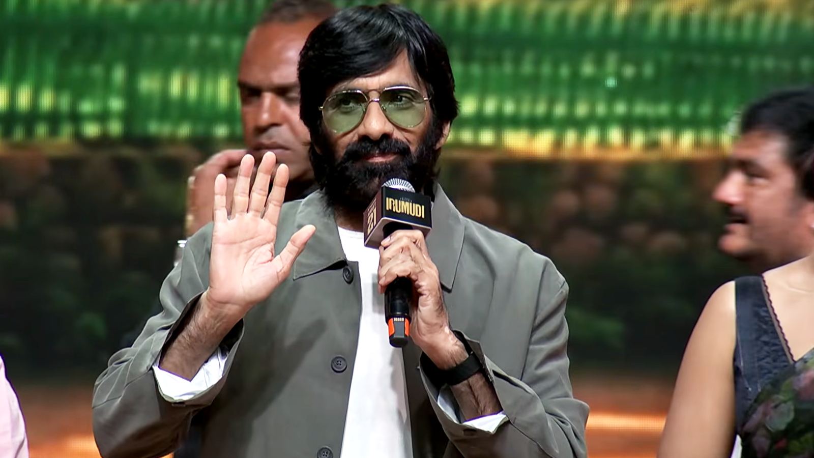 Ravi Teja Irumudi pre-release event