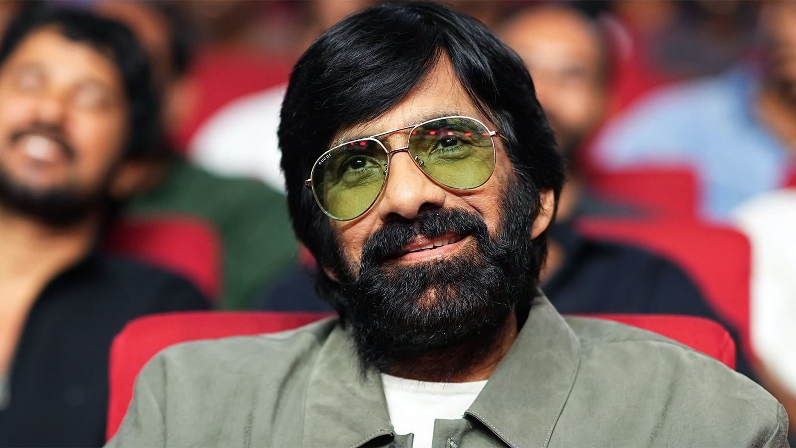 Ravi Teja during Irumudi promotion buzz