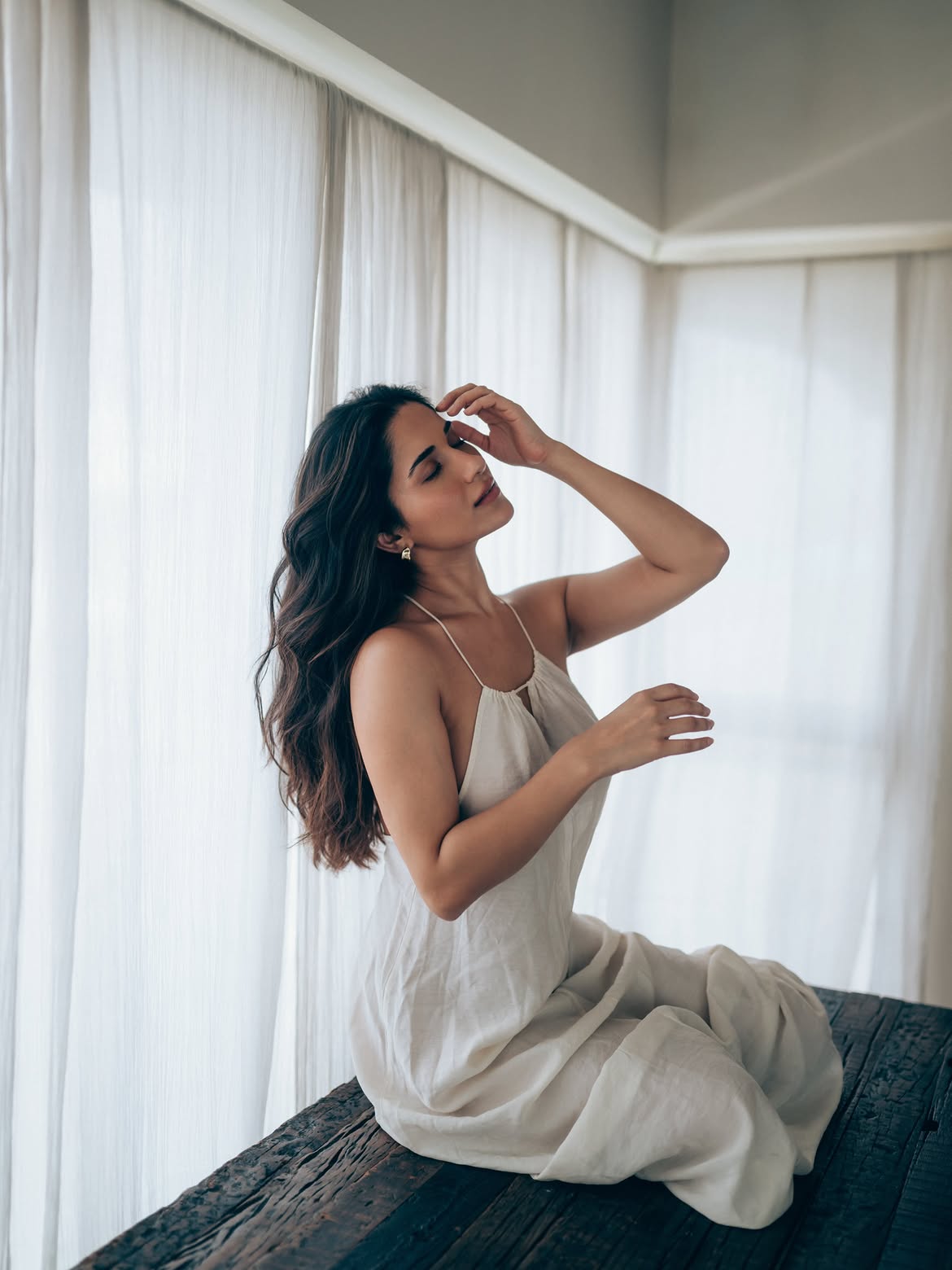 Ruhani Sharma Smiles With Effortless Chic Style Look