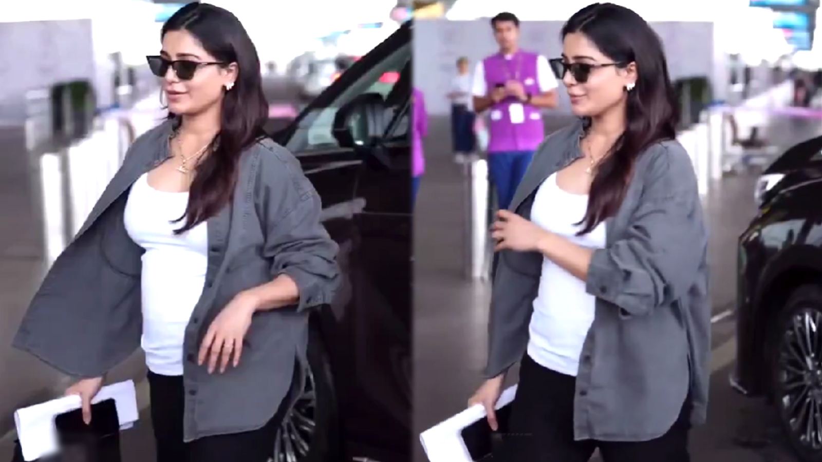 Samantha Ruth Prabhu at the airport