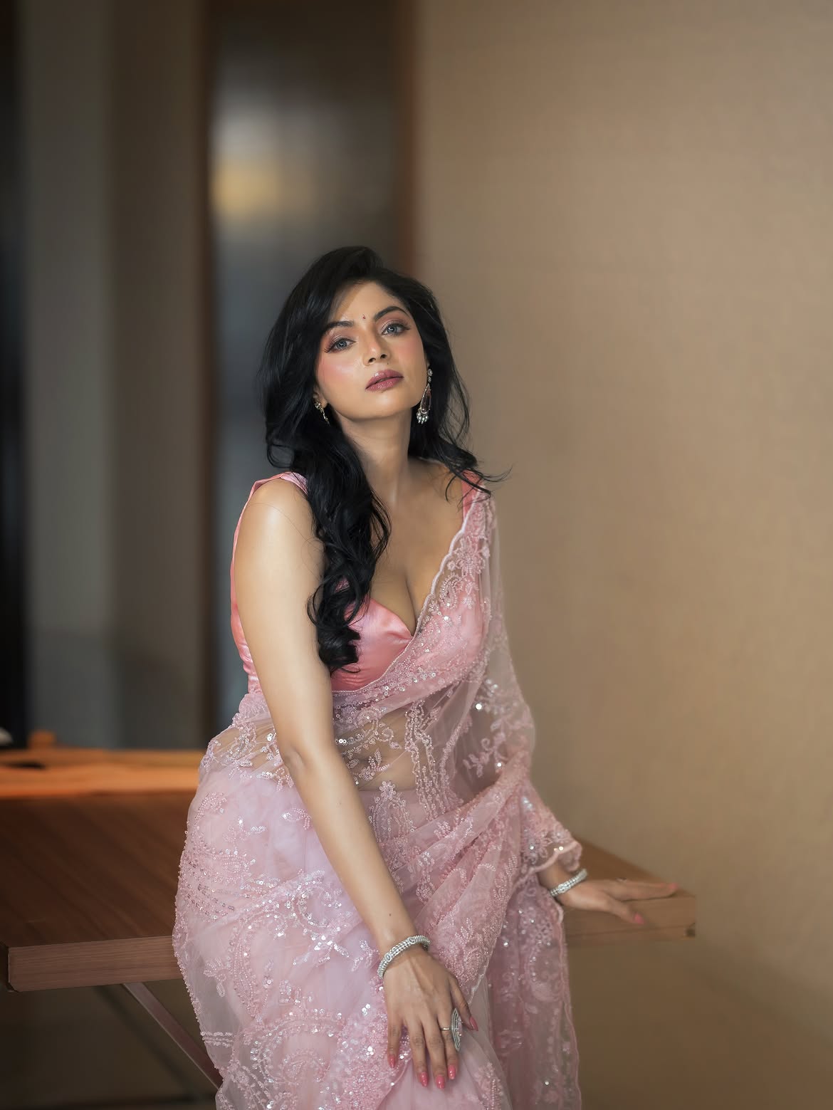 Sanam Shetty Stylish Indoor Fashion Portrait
