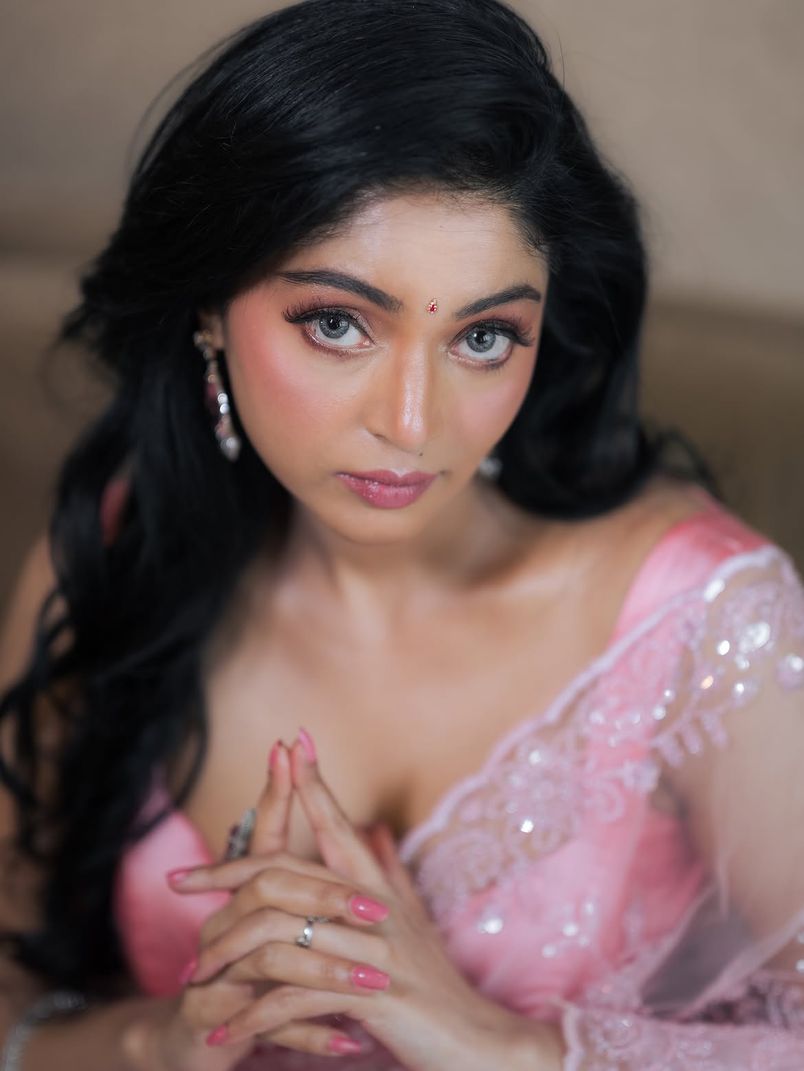 Sanam Shetty Graceful Close Up Glam Expression
