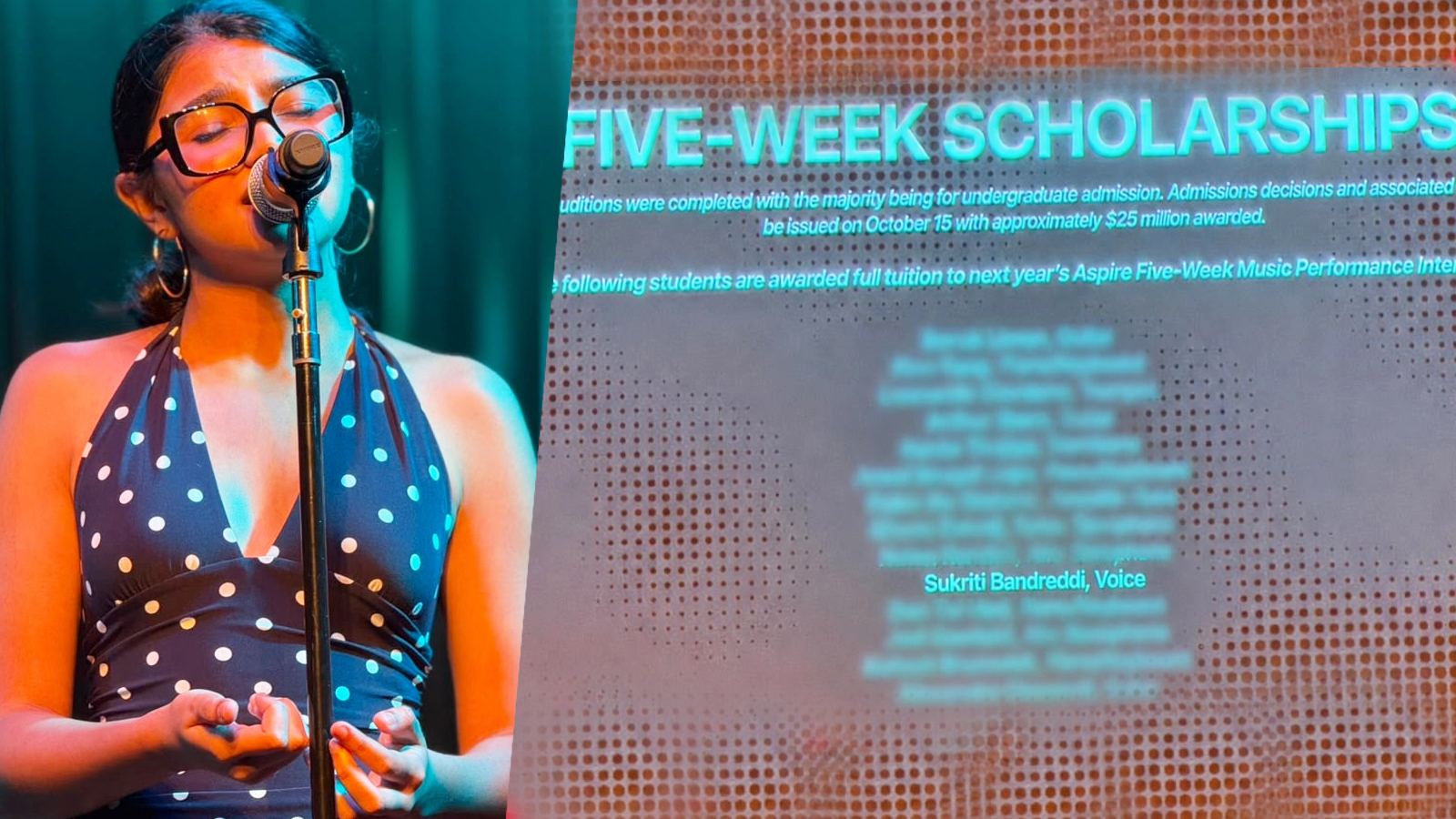 Sukriti Veni Bandreddi wins Berklee award