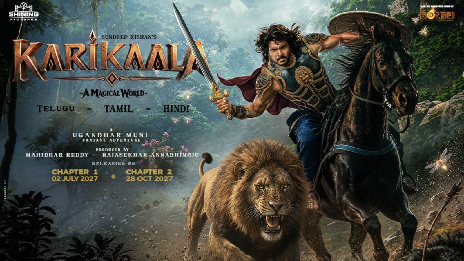 Sundeep Kishan’s Karikaala First Look