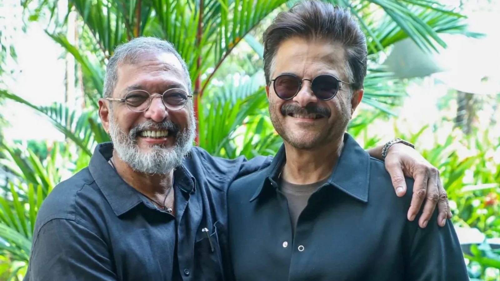 Anil Kapoor and Nana Patekar as Uday and Majnu