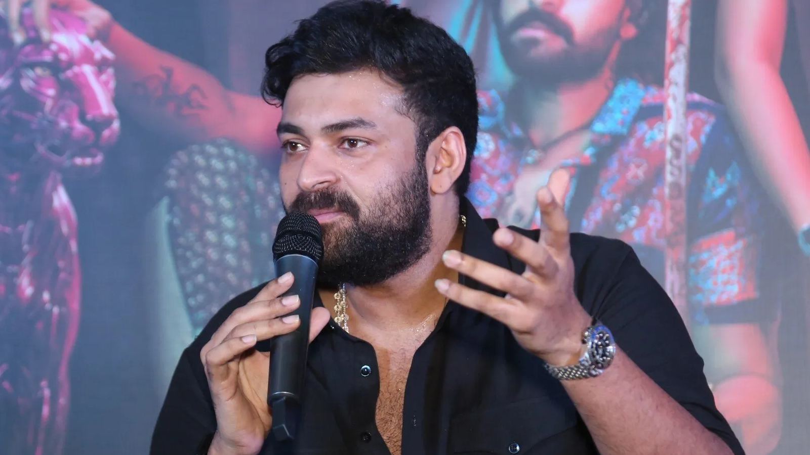 Varun Tej and Naga Babu in BHARI