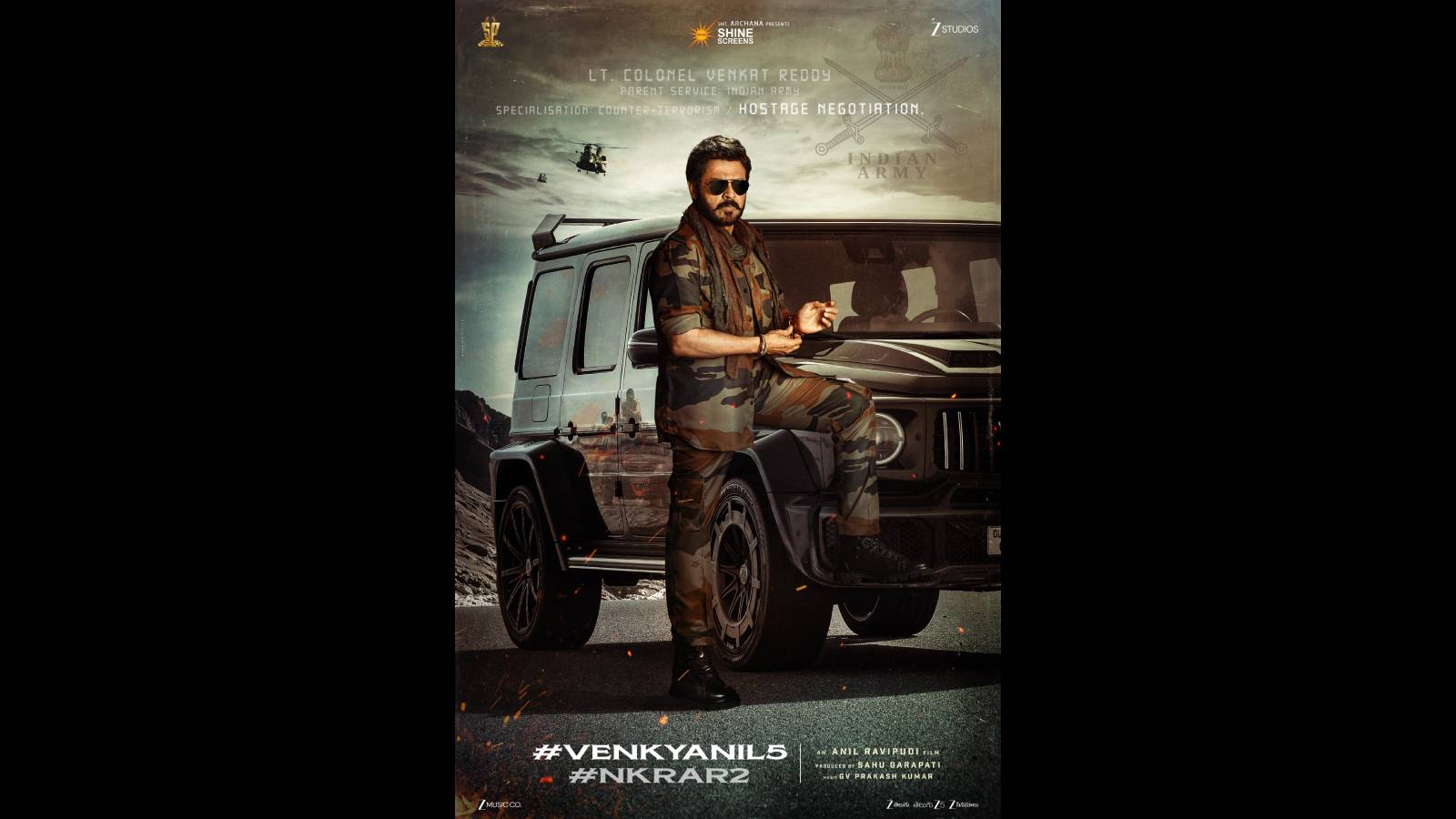 #VenkyAnil51st Venkatesh Look