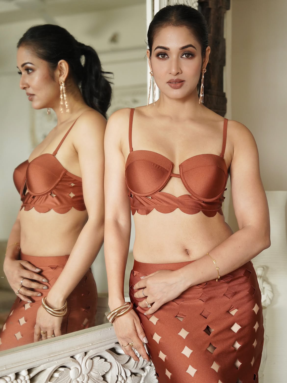 Vidisha Srivastava Mirror Style Fashion Portrait
