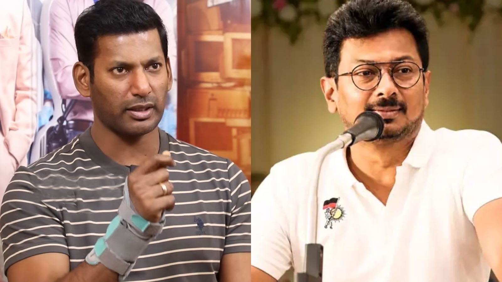 Vishal and Udhayanidhi Stalin