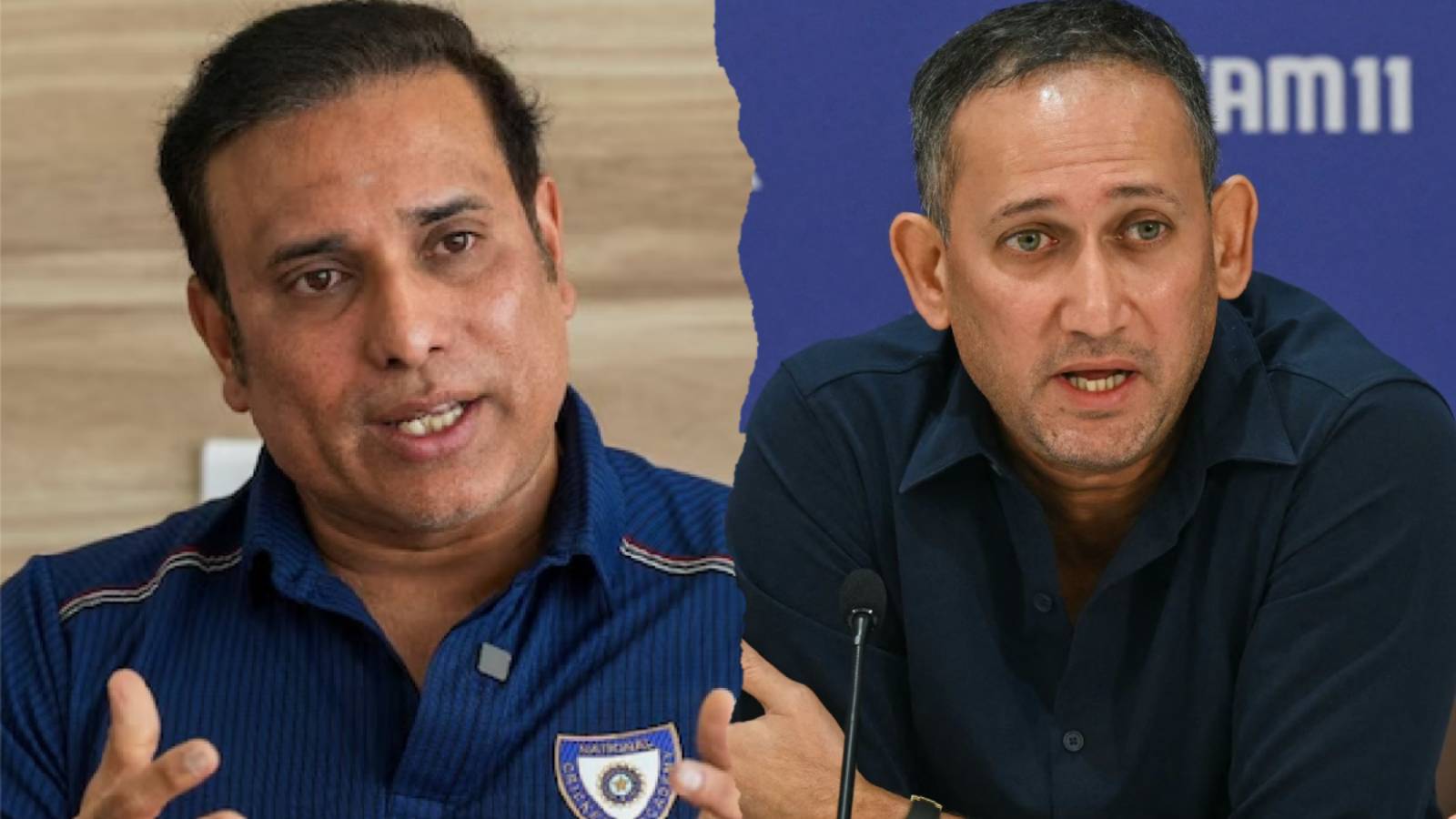 Ajit Agarkar and VVS Laxman BCCI meeting