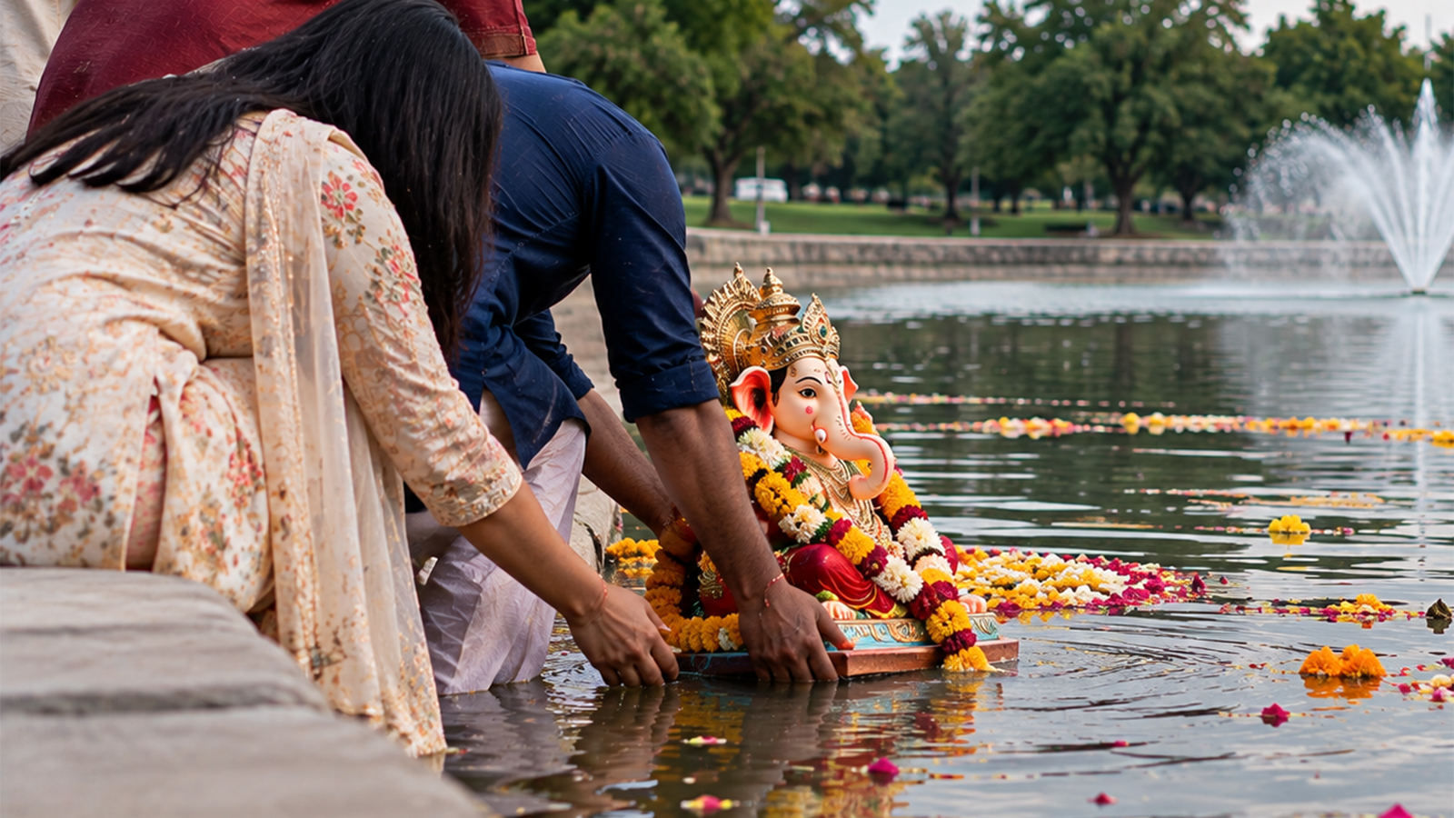 Dallas Ganesh visarjan pollution concerns