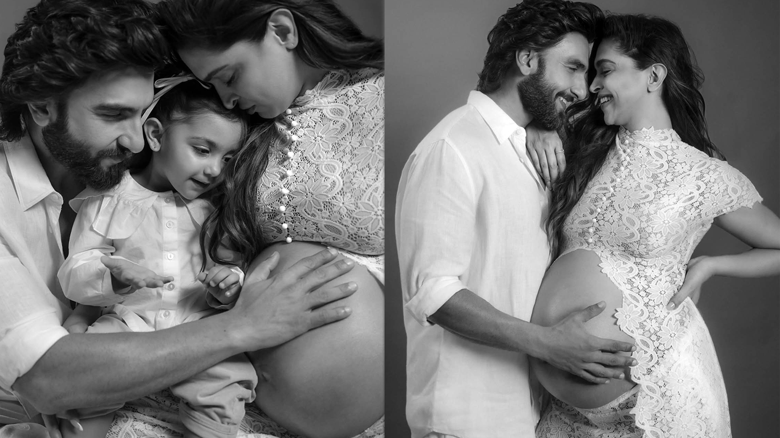 Deepika and Ranveer with Dua family photos