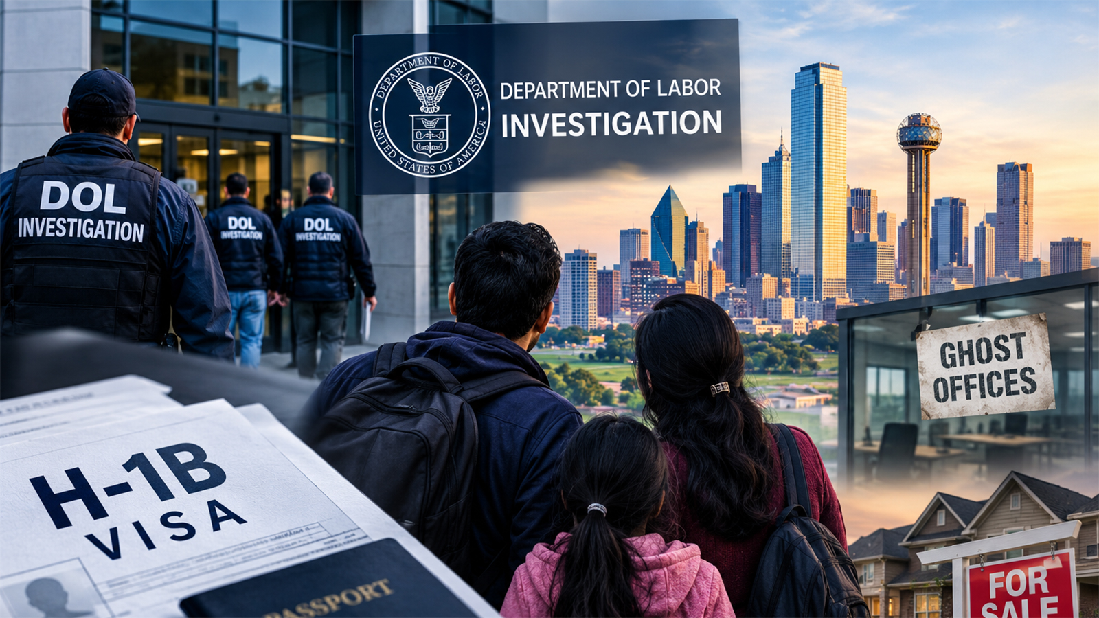 Dallas Raids Spark Exodus: H-1Bs Forced to Leave US?