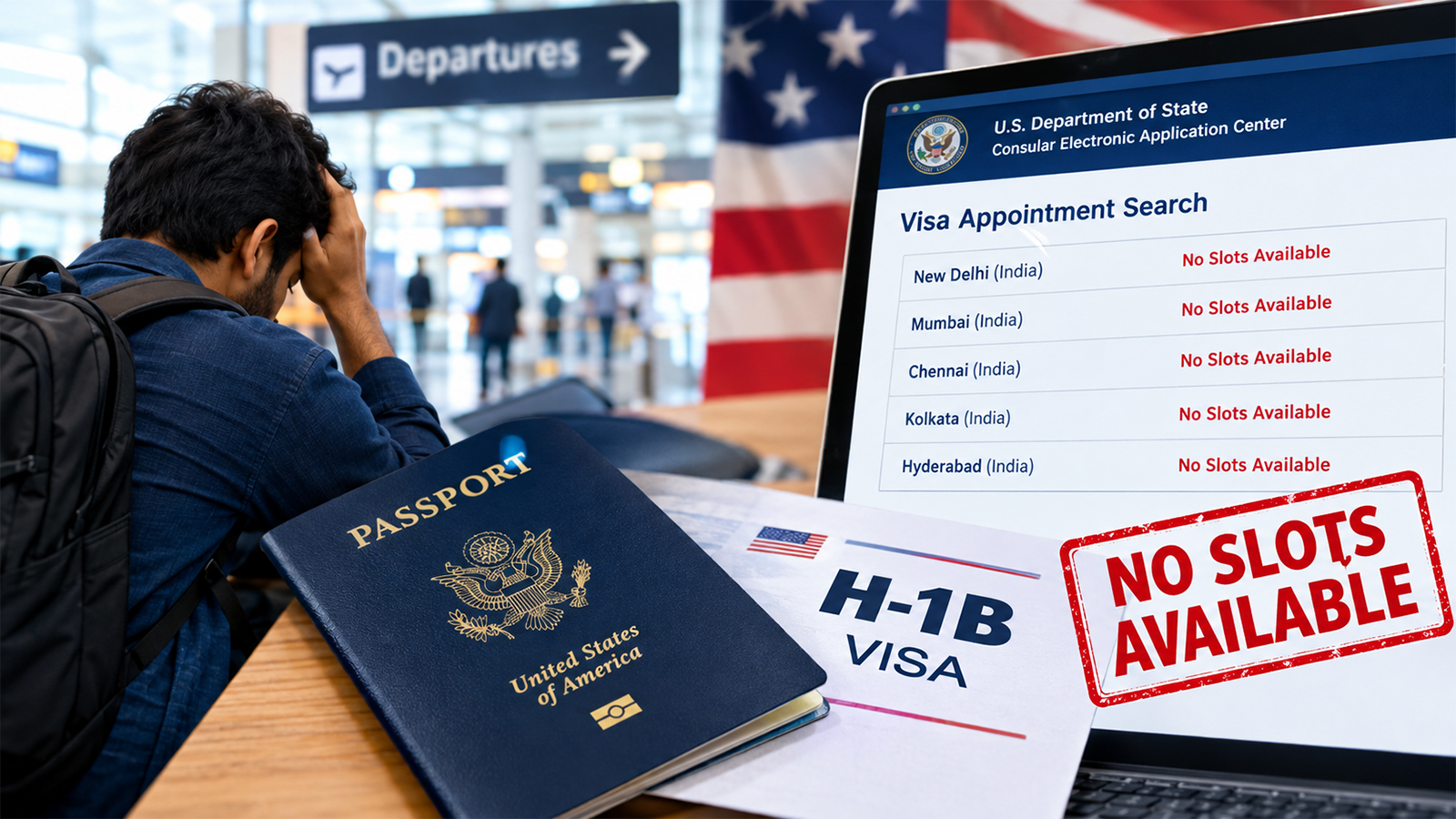 No More H-1B Slots in 2026: Visa Holders Stranded