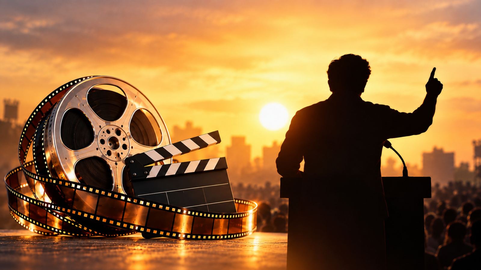 Hype vs reality in politics and cinema