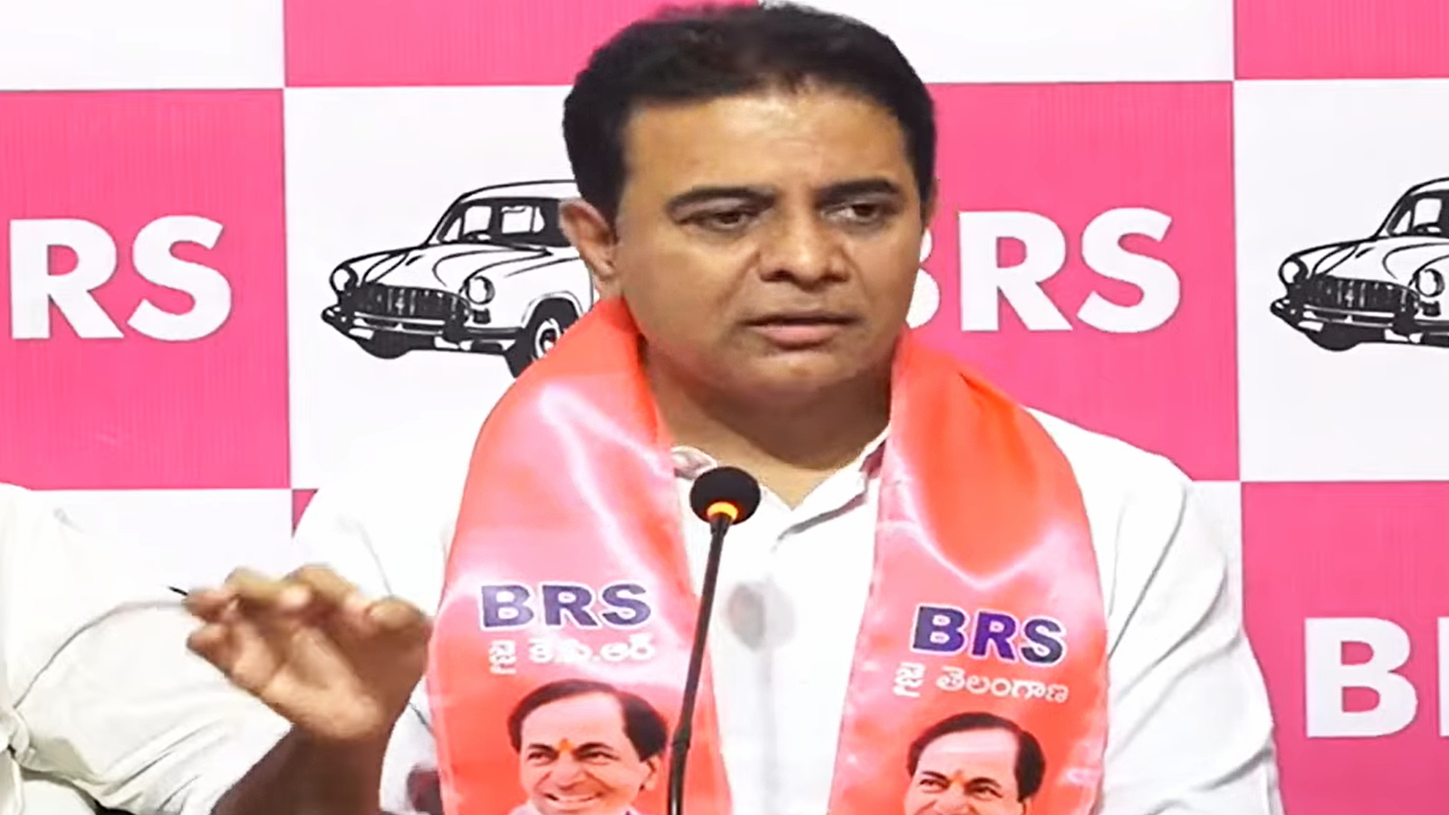 KTR responds to Revanth Reddy
