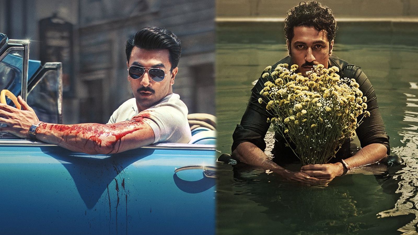Ranbir and Vicky Love & War posters