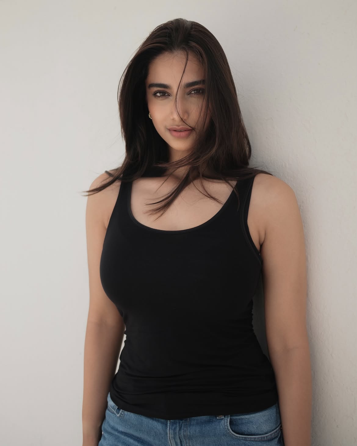 Meenaakshi Chaudhary Dazzles In Simple Black Top