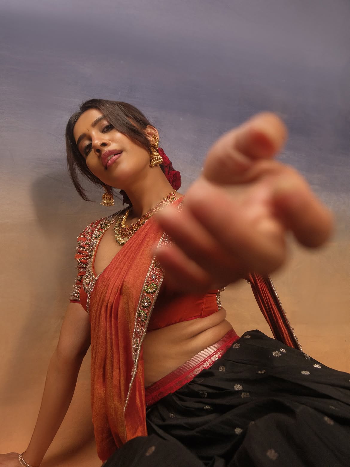 Nabha Natesh Gives A Playful Camera Pose