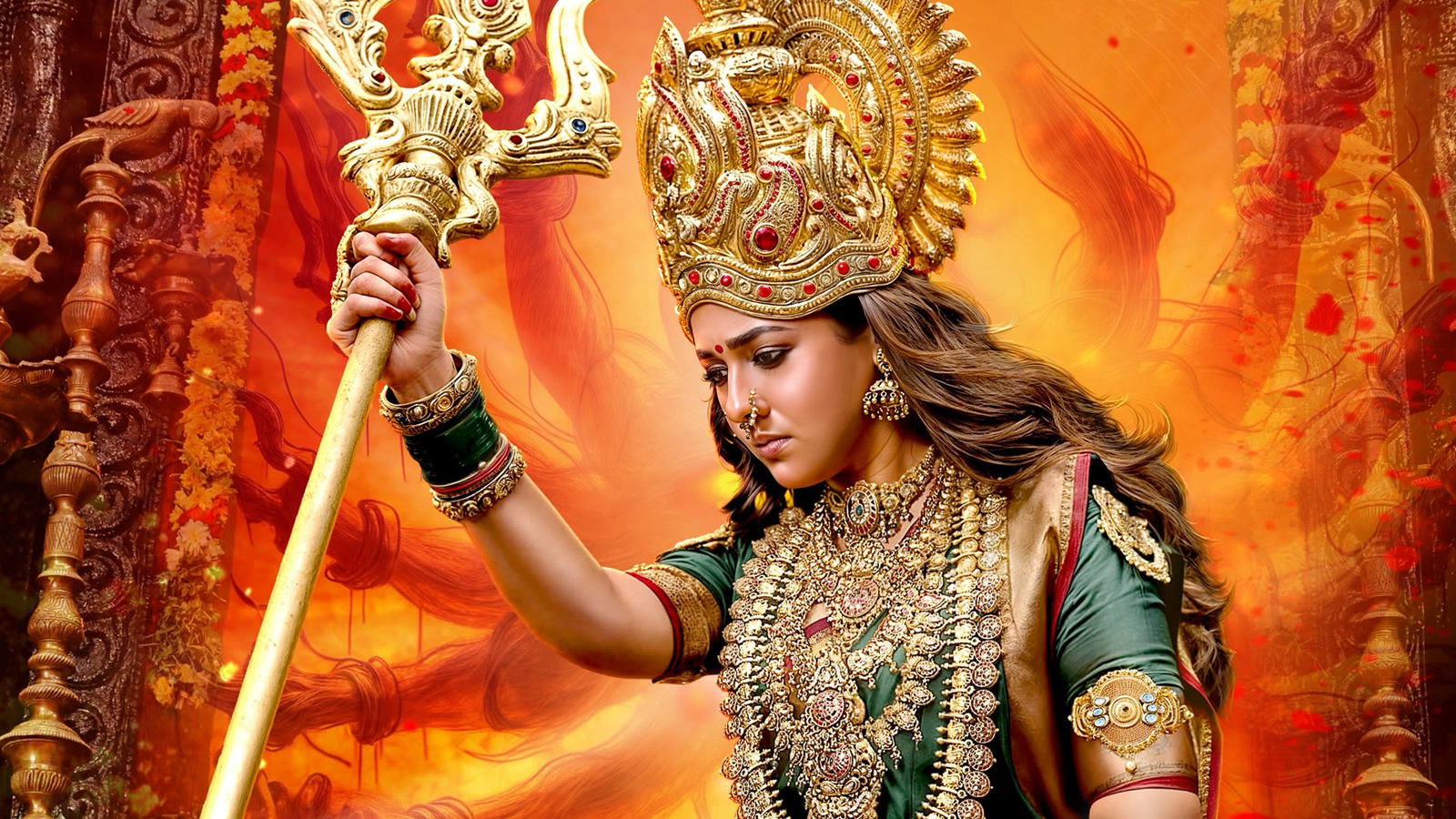 Nayanthara in Mookuthi Amman 2
