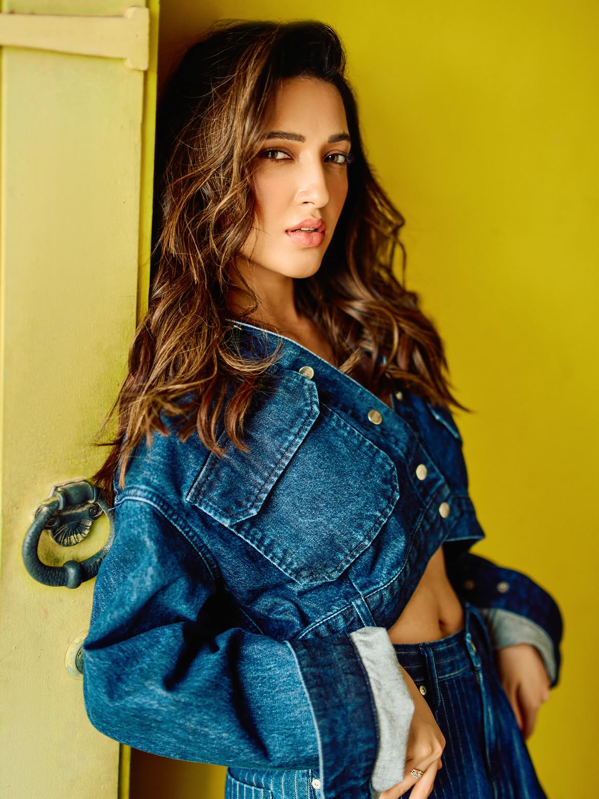 Neha Shetty Gives A Confident Denim Fashion Pose