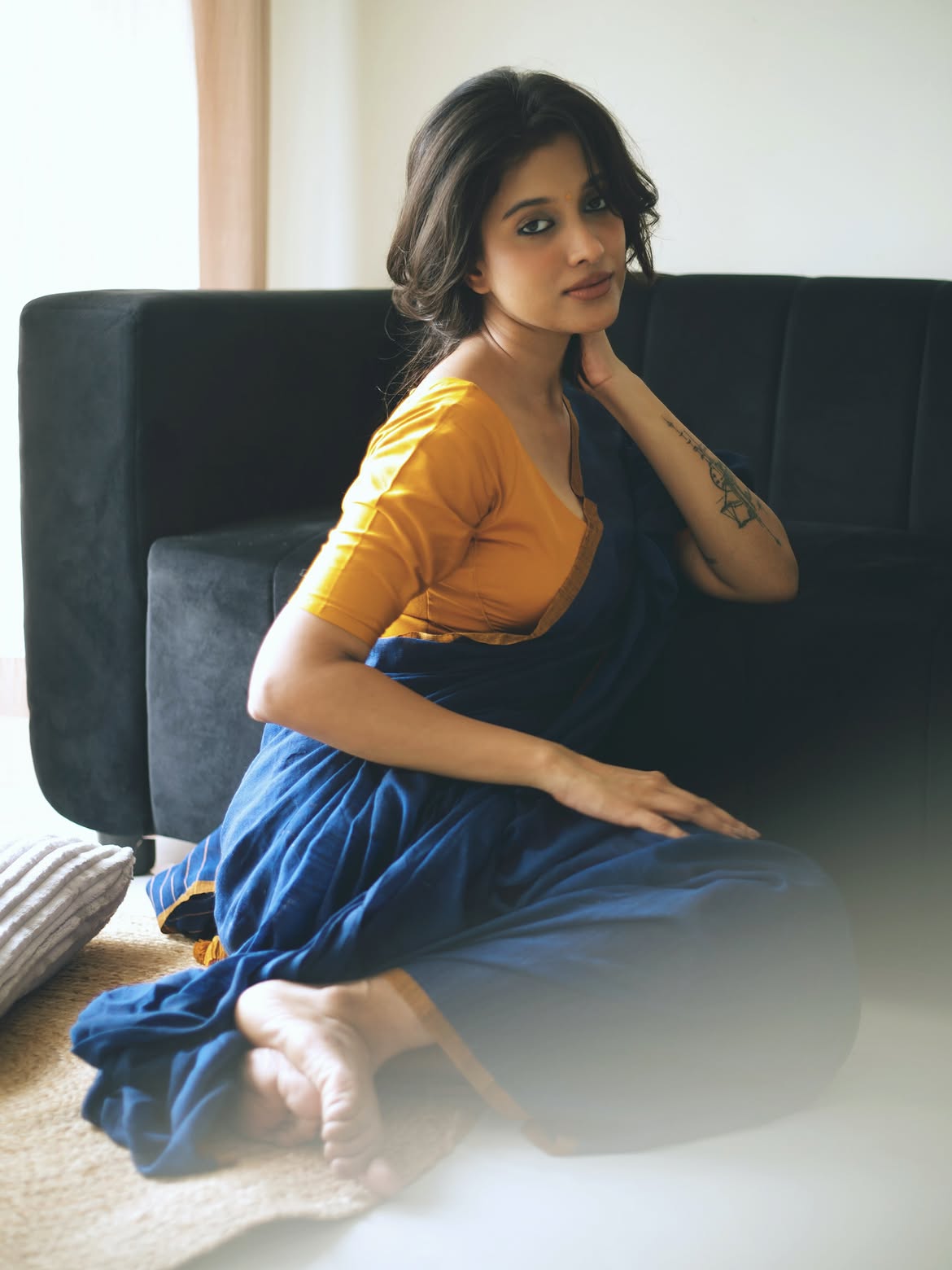 Nimrit Kaur Lounging In Stylish Traditional Fit