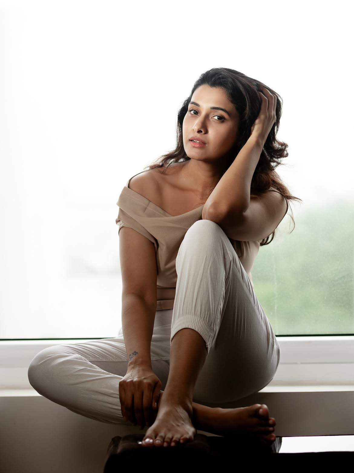 Priya Bhavani Shankar In Off Shoulder Casual Top